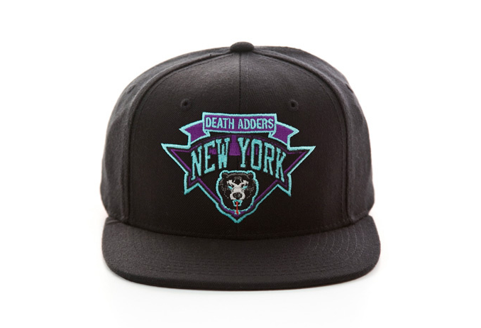 New York Death Adders Snapback Hat NU01